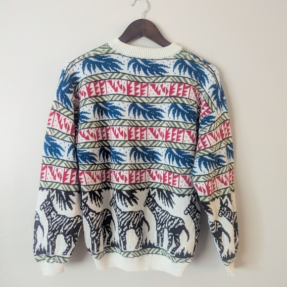 La Moda Rare Vintage Zebra Sweater - Picture 3 of 3
